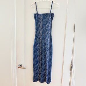 Zara Blue Maxi Dress